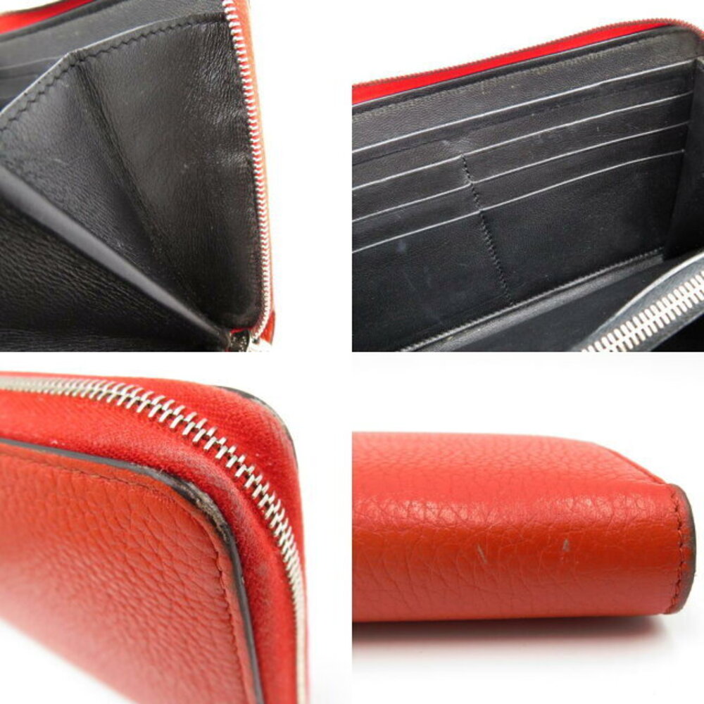 Celine round multi function long wallet calfskin … - image 10